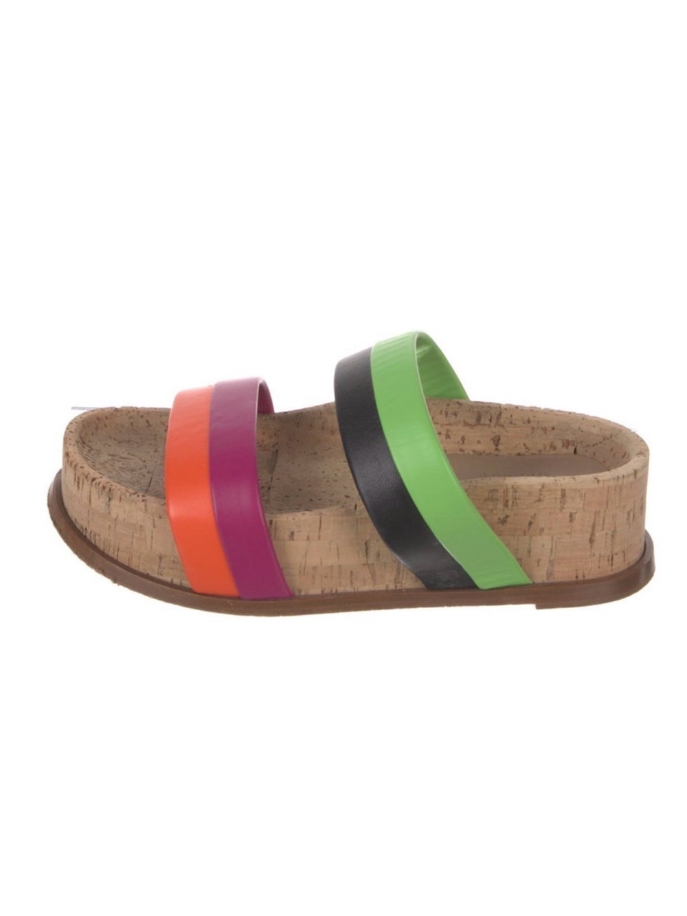 Gabriela Hearst
Leather Colorblock Pattern Slides
Size 8.5 

Est. Retail $820